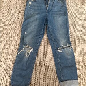 GAP High Rise Cheeky Straight Jeans - Blue